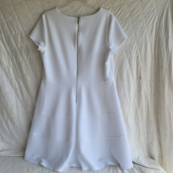 Cato White Fit and Flare Dress Size XL - Picture 2 of 6